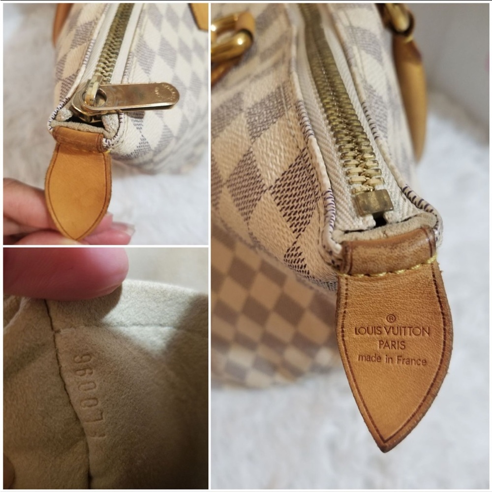 SOLD-Authentic Louis Vuitton Damier Azure Saleya MM - Picture 10 of 15